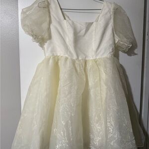 SHEIN Cream Puff Sleeve Dress